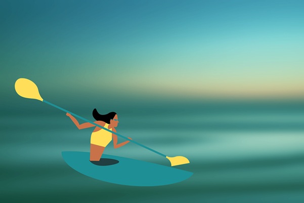 Kayak o paddle surf en la Barceloneta 1 Kayak o paddle surf en la Barceloneta